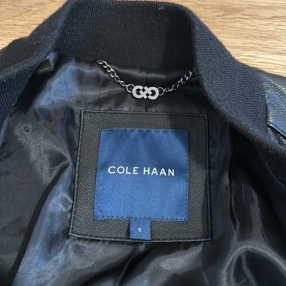 Cole Haan genuine leather jacket - Picture 2 of 6